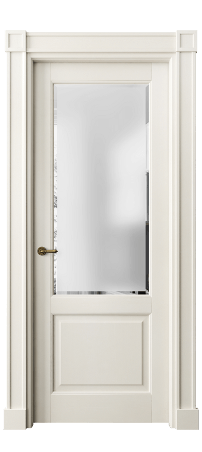 Межкомнатная дверь Toscana Plano 6302 Бук венециана Сатинированное стекло с фацетом, 6 мм Цена 142919 ₽ | Volhovec