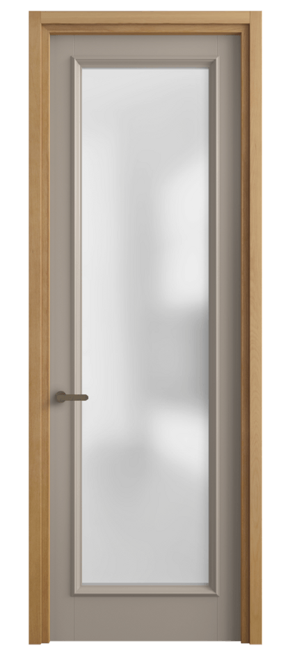 Межкомнатная дверь Charm 6702 Бук бисквитный Сатинированное стекло Цена 94599 ₽ | Volhovec