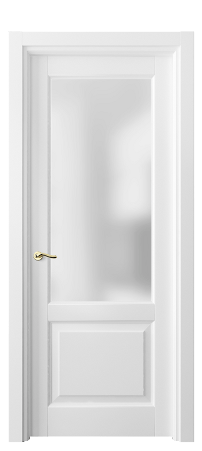 Межкомнатная дверь Lignum 0740 Бук белоснежный Сатинированное стекло Цена 91799 ₽ | Volhovec