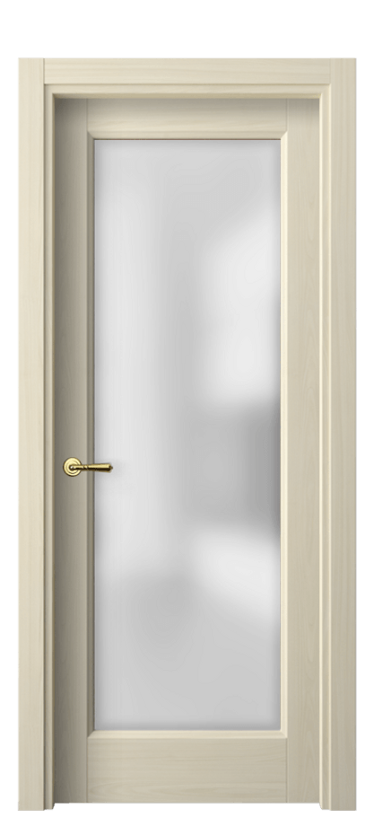 Межкомнатная дверь Галант 1402 Молочный ясень Сатинированное стекло Цена 31579 ₽ | Volhovec