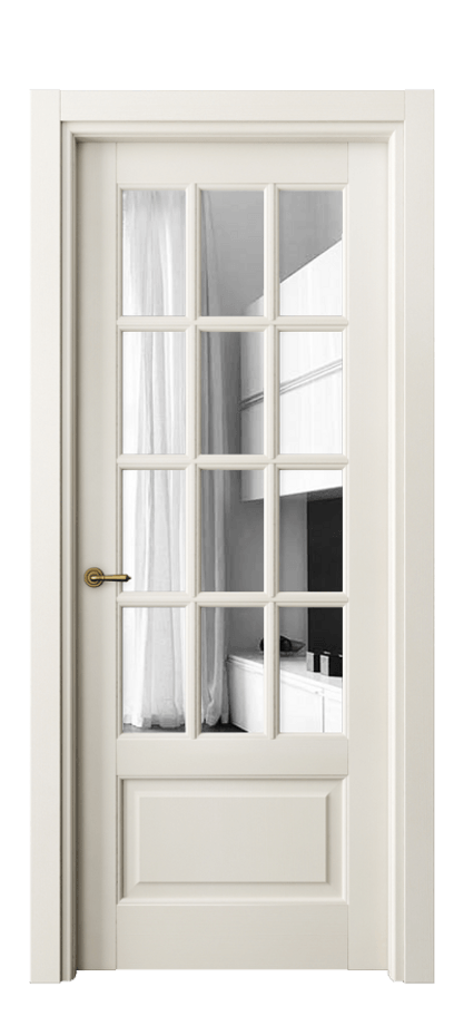 Межкомнатная дверь Toscana Grigliato 6313 Бук венециана Двустороннее зеркало, триплекс, 6 мм Цена 128199 ₽ | Volhovec