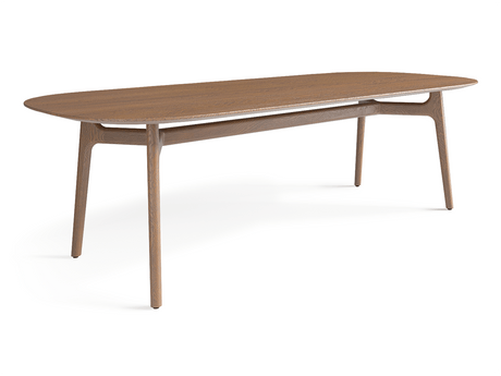 Мебель Стол Primo обеденный на 8 персон 250×105 см. Цвет Дуб каштановый матовый. Материал Массив дуба матовый. Коллекция Стол Primo обеденный на 8 персон 250×105 см. Картинка.