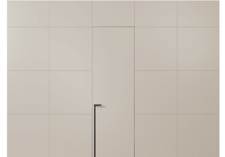 Панели для отделки стен Стеновая панель в эмали Матовый светло-бежевый. Цвет Матовый светло-бежевый. Материал Гладкая эмаль. Коллекция Эмаль. Картинка.