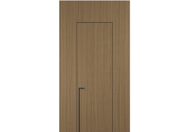 Панели для отделки стен Стеновая панель Фрезерованные Дуб сепия матовый рифт. Цвет Дуб сепия матовый рифт. Материал Радиальный шпон Naturwood. Коллекция Фрезерованные. Картинка.