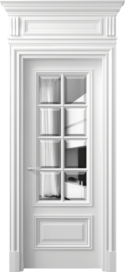 Дверь межкомнатная 7316 ББЛ ДВ ЗЕР Ф. Цвет Бук белоснежный. Материал Массив бука эмаль. Коллекция Antique. Картинка.