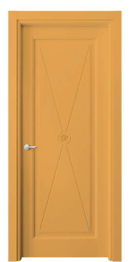 Дверь межкомнатная 6361 Пастельно-жёлтый RAL 1034. Цвет RAL Пастельно-жёлтый RAL 1034. Материал Массив бука эмаль. Коллекция Toscana Litera. Картинка.