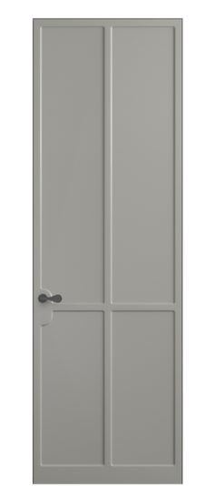 Дверь межкомнатная 7531 МНСР. Цвет Матовый нейтральный серый. Материал Гладкая эмаль. Коллекция Softform. Картинка.