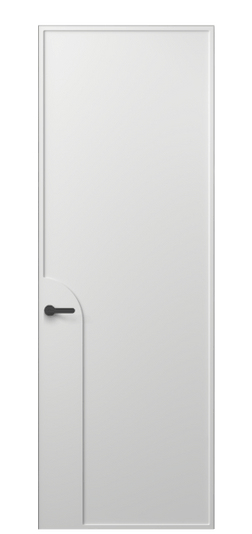 Дверь межкомнатная АКП 8605 ГРН. Цвет Грунт под покраску. Материал Грунт под покраску. Коллекция Frame. Картинка.