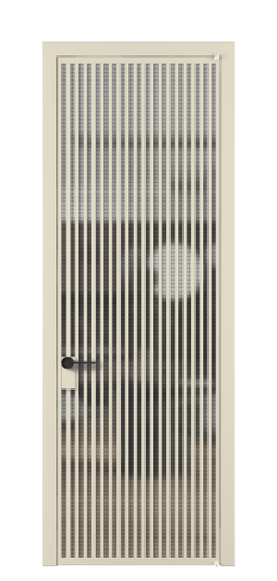 Дверь межкомнатная АЛПЛ040.06 АБСР MS. Цвет Алюминий бежево-серый. Материал Алюминий в эмали. Коллекция Formato. Картинка.