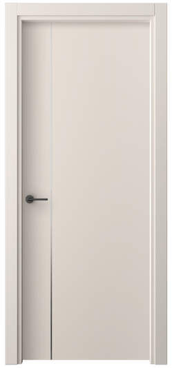 Дверь межкомнатная 4201 ПЭПБ. Цвет ПЭТ пудровый бежевый. Материал ПЭТ. Коллекция Freedom. Картинка.