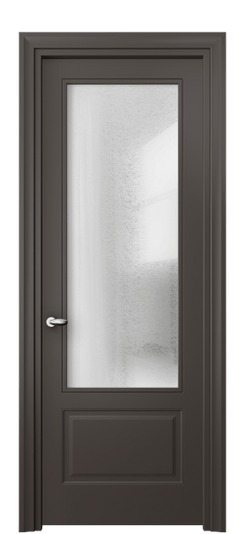 Межкомнатная дверь 8542 МАН ЛЕД. Цвет Матовый антрацит. Материал Гладкая эмаль. Коллекция Esse. Фото. Дверь межкомнатная 8542 МАН ЛЕД. Цвет Матовый антрацит. Материал Гладкая эмаль. Коллекция Esse. Картинка.