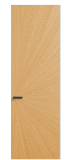 Дверь межкомнатная 0206 ДЗМЛР Дуб золотой матовый. Цвет Дуб золотой матовый рифт. Материал Радиальный шпон Naturwood. Коллекция Rift. Картинка.