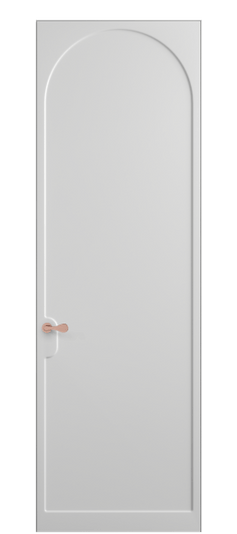 Дверь межкомнатная 7503 МБЛ. Цвет Матовый белоснежный. Материал Гладкая эмаль. Коллекция Softform. Картинка.