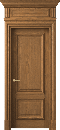Дверь межкомнатная 7303 ДПР.М. Цвет Дуб пряный матовый. Материал Массив дуба матовый. Коллекция Antique. Картинка.