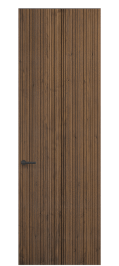 Дверь межкомнатная 0021 ОУММ. Цвет Орех умбра матовый. Материал Шпон Naturwood. Коллекция Select. Картинка.