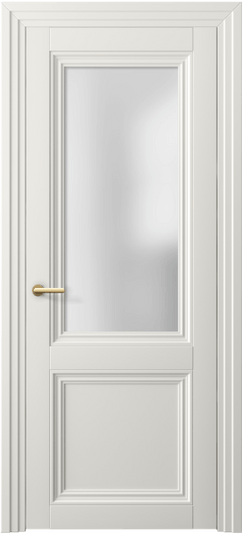 Дверь межкомнатная 2524 ПЭБЛ САТ. Цвет ПЭТ белоснежный. Материал ПЭТ. Коллекция Centro. Картинка.