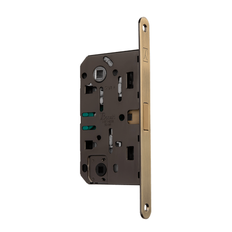 Фурнитура для дверей Магнитный замок с ответной планкой. Цвет Матовая бронза. Коллекция Магнитный замок с ответной планкой. Картинка.