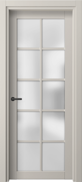 Дверь межкомнатная 2106 ПЭСС САТ. Цвет ПЭТ светло-серый. Материал ПЭТ. Коллекция Neo. Картинка.