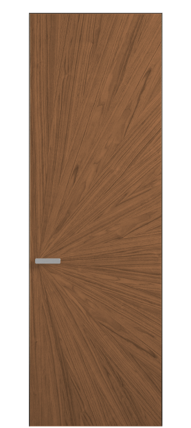 Дверь межкомнатная 0206 ОУММР Орех умбра матовый. Цвет Орех умбра матовый рифт. Материал Радиальный шпон Naturwood. Коллекция Rift. Картинка.